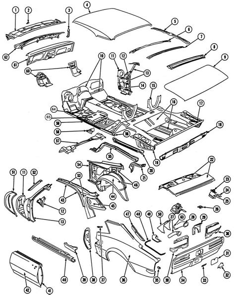 79 firebird sheet metal parts for the rear tank|1967 firebird rear quarter panels.